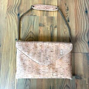 J.Crew Cork Envelope Style Bag